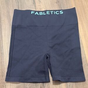 Fabletics | Blue Bike Shorts High‎ Waist Seamless